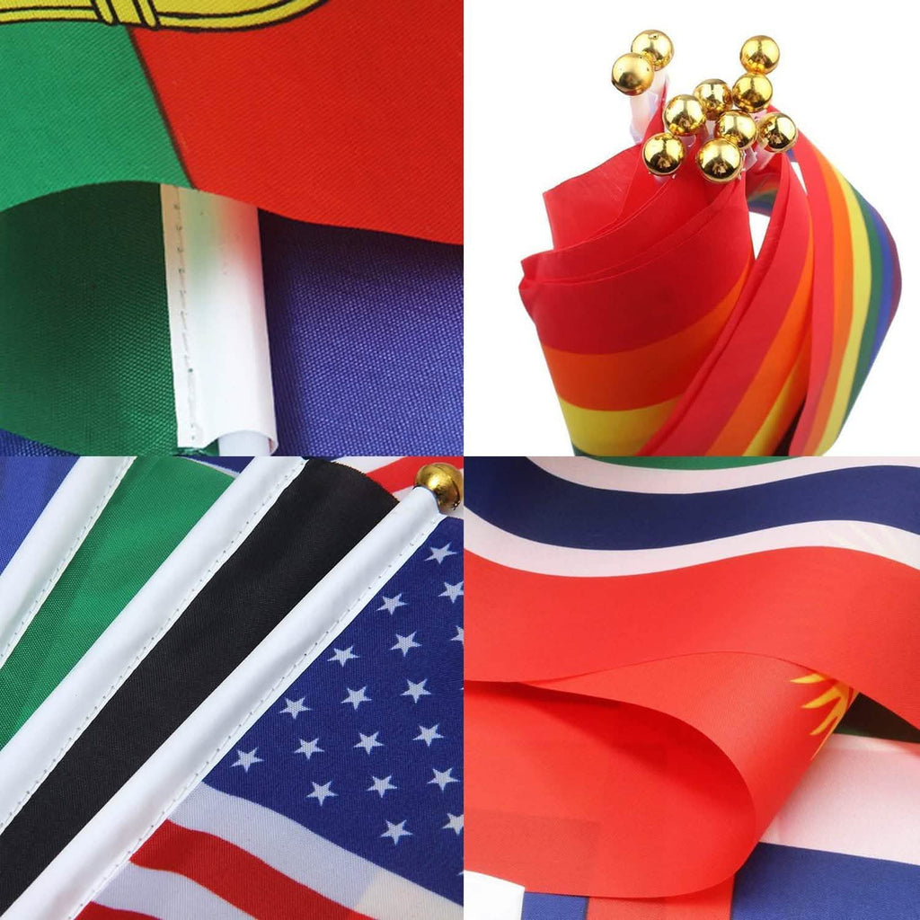 32 Pièces : Drapeaux des équipes nationales participant à la Coupe du monde 2022