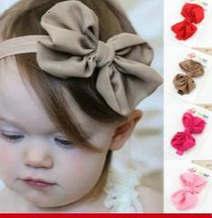 Bandeau de Noël bébé fille, accessoires pour cheveux, ruban en tissu, nœud pour filles