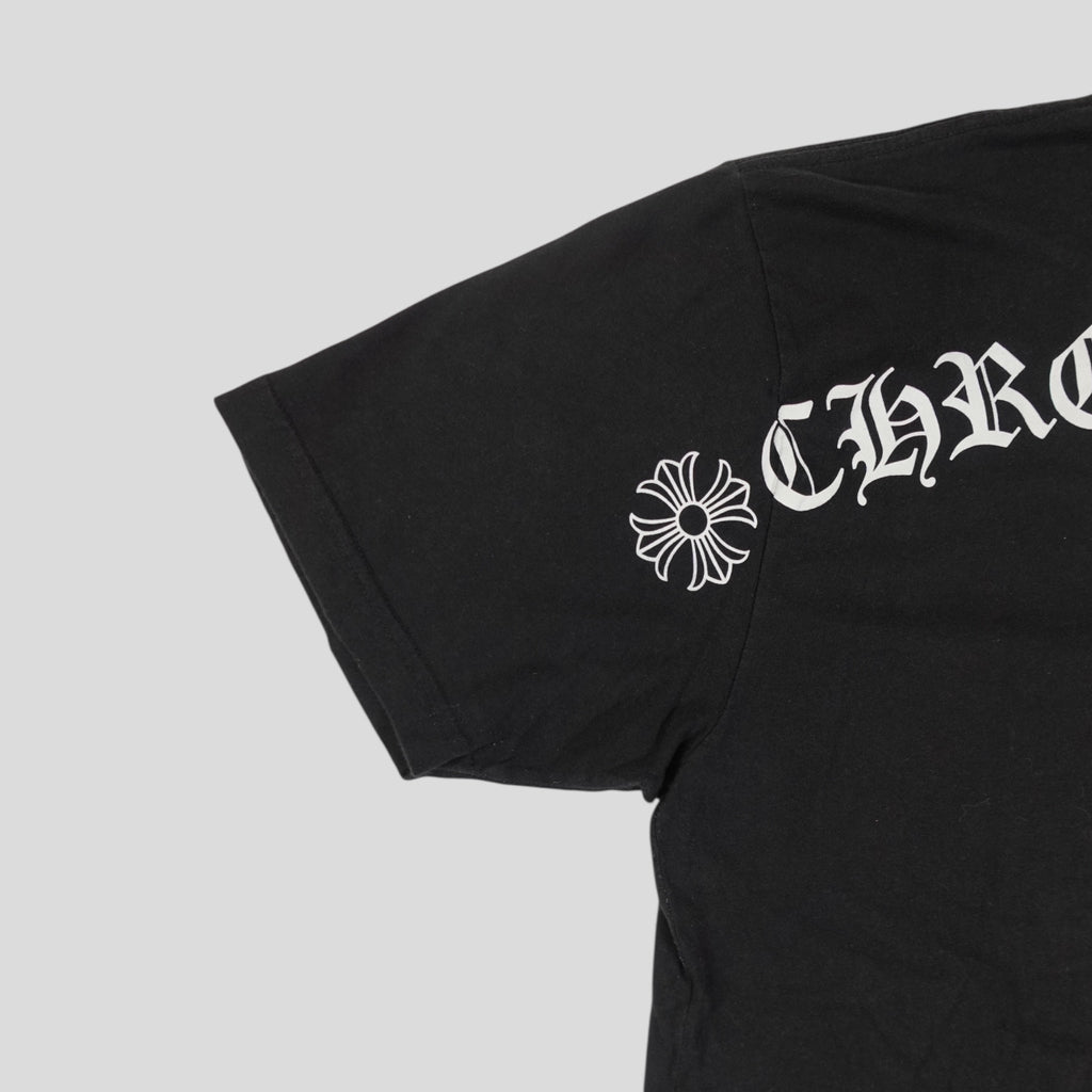 T-shirt à poche Chrome Hearts Scroll Logo noir - D'occasion