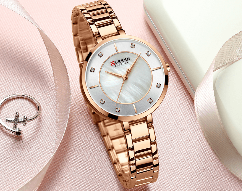 Montre Femme  Quartz Analogique  Montres Décontractées Tendance  Étanche Design Excellent Cadeau Parfait Pour Elle