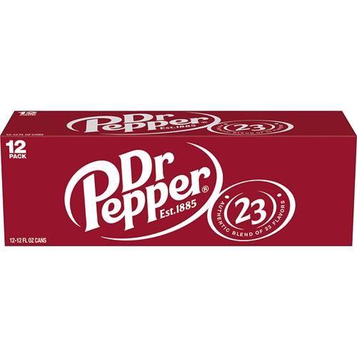 Boisson gazeuse Dr Pepper, canettes de 355 ml, paquet de 12