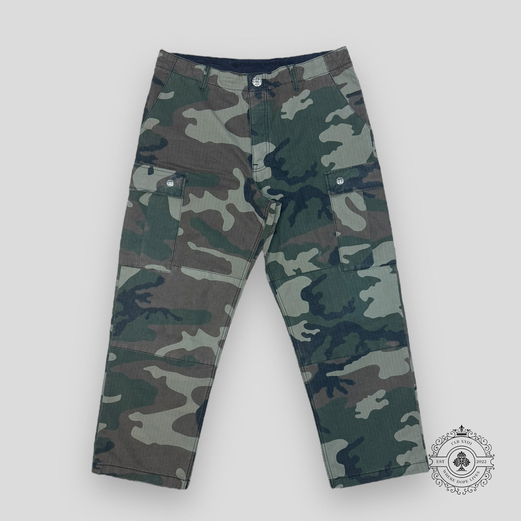 Pantalon Cargo Chrome Hearts en Ripstop Camouflage