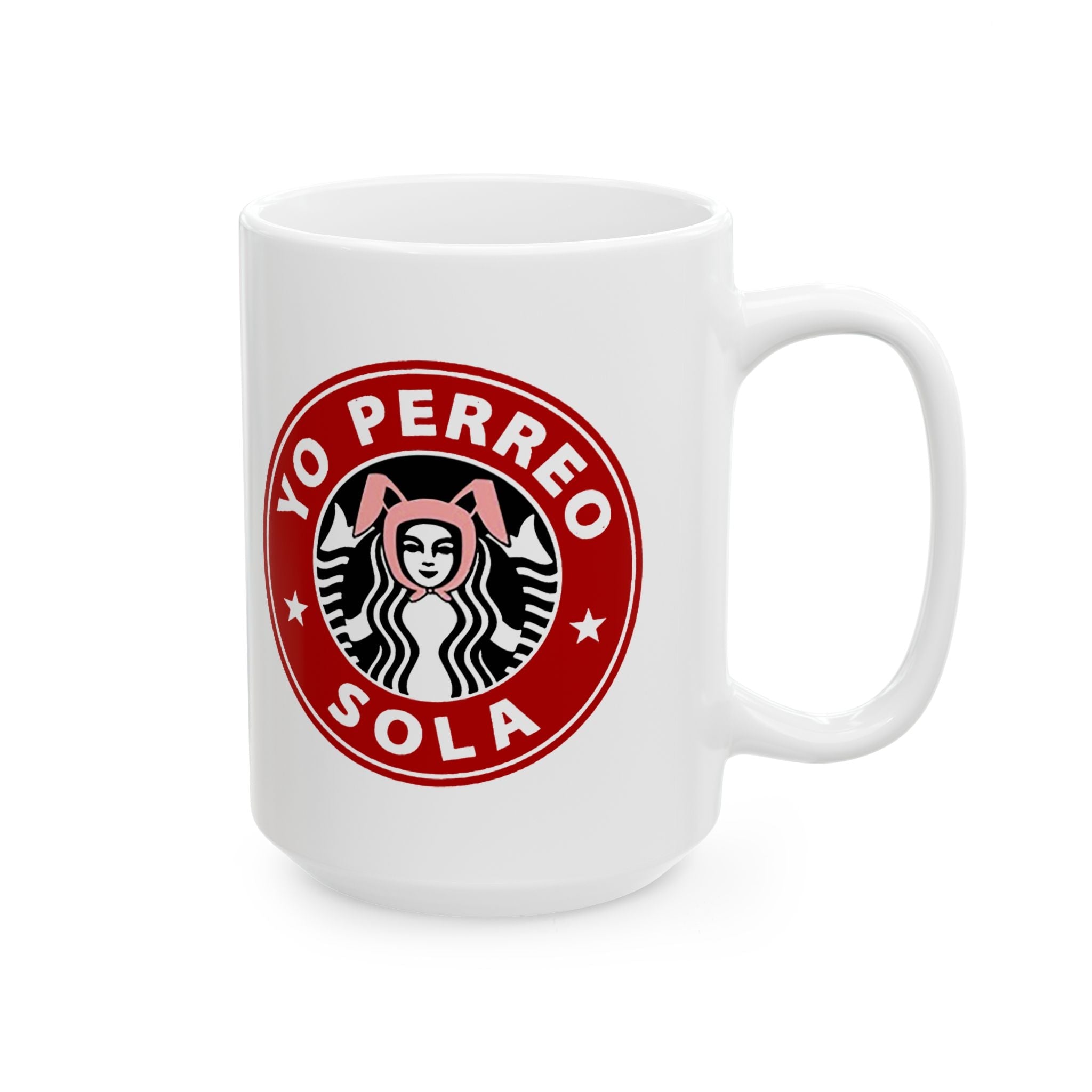 Mug "Yo Perreo Sola" | Paroles de Bunny, produits latinos drôles et viraux | 325 ou 440 ml