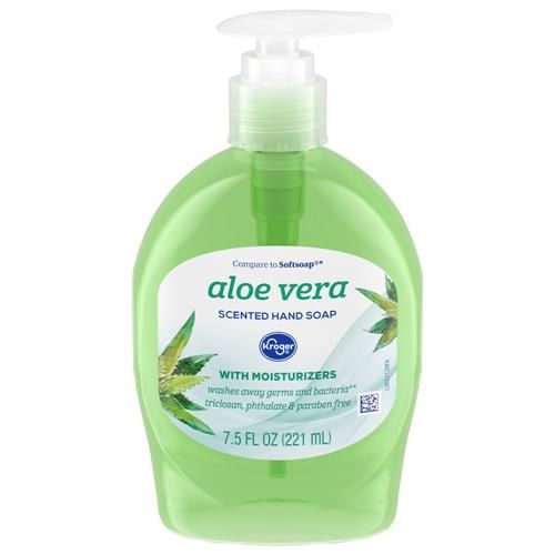 Kroger Savon liquide antibactérien pour les mains, parfum aloès vera, 221 ml