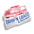Autocollant de casque de chantier « Dropin' Loads »
