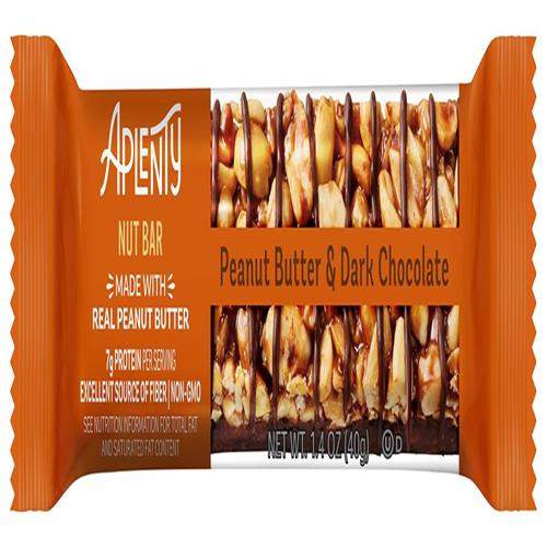 Aplenty, Barre de noix Beurre de cacahuète et chocolat noir, 6 unités
