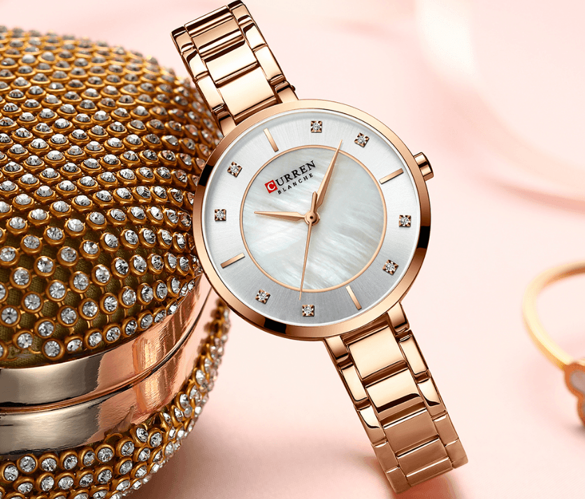 Montre Femme  Quartz Analogique  Montres Décontractées Tendance  Étanche Design Excellent Cadeau Parfait Pour Elle