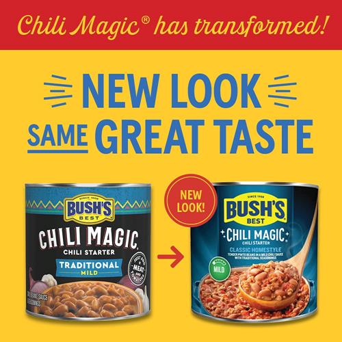 Bushs Best Chili Magic, préparation pour chili traditionnel doux, 439 g
