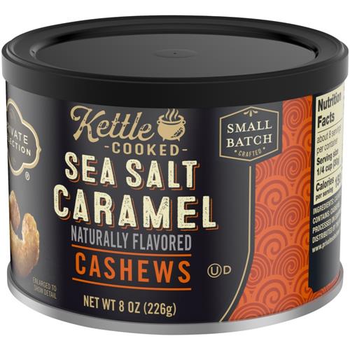 Noix de cajou cuites à la bouilloire avec caramel salé Private Selection 8 oz