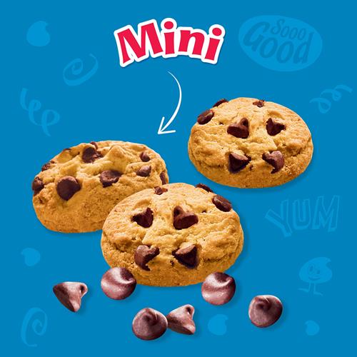 Mini Chips Ahoy Biscuits aux pépites de chocolat, 1 sachet Snak-Sak (227 g)