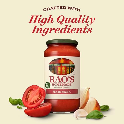 Sauce Marinara Faite Maison Raos, 32 oz, Sauce Tomate, Tout Usage, Sauce Pâtes Céto Friendly, Qualité Premium, Tomates D'Italie Et Huile D'Olive