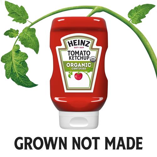 Ketchup aux tomates bio Heinz, bouteille de 14 oz