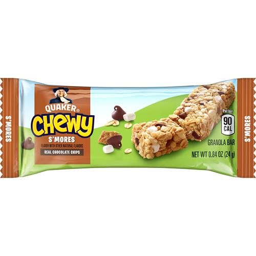 Quaker Chewy Smores, véritables pépites de chocolat, 24 g, 18 unités