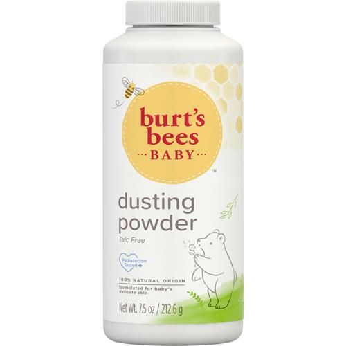 Poudre pour bébé Burts Bees, sans talc et hypoallergénique pour un confort sûr et doux, 100 % d'origine naturelle, testée par des pédiatres, 212 g