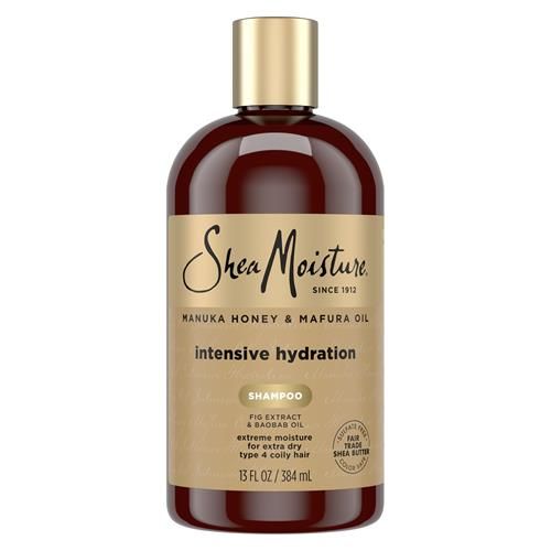 Sheamoisture Shampoo Hydratation Intense Pour Cheveux Secs Et Abîmés Miel De Manuka Et Huile De Mafura Sans Sulfates 384 ml