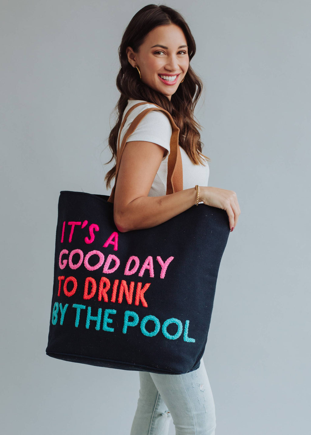 Sac cabas Navy Poolside Bliss