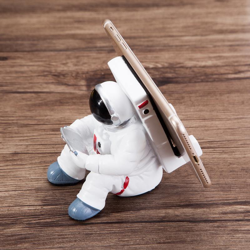 Support de téléphone astronaute créatif pour bureau, support de téléphone portable et tablette