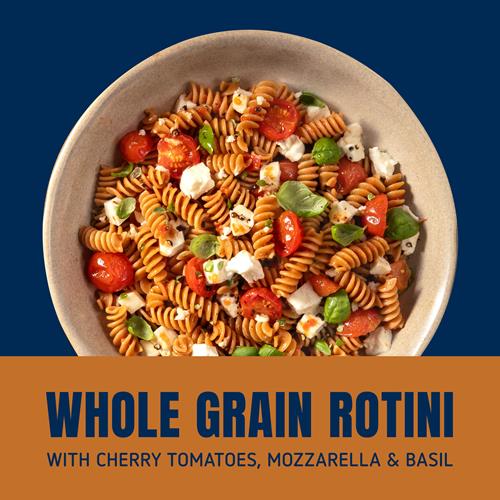 Pâtes Rotini Barilla Blé Entier, Boîte de 450 g - Pâtes sans OGM fabriquées avec 100 % de blé dur entier - Excellente source de fibres