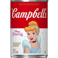 Soupe condensée pour enfants Campbell’s, pâtes en forme de personnages Disney la Reine des neiges avec poulet dans un bouillon de poulet, cannette de 298 g