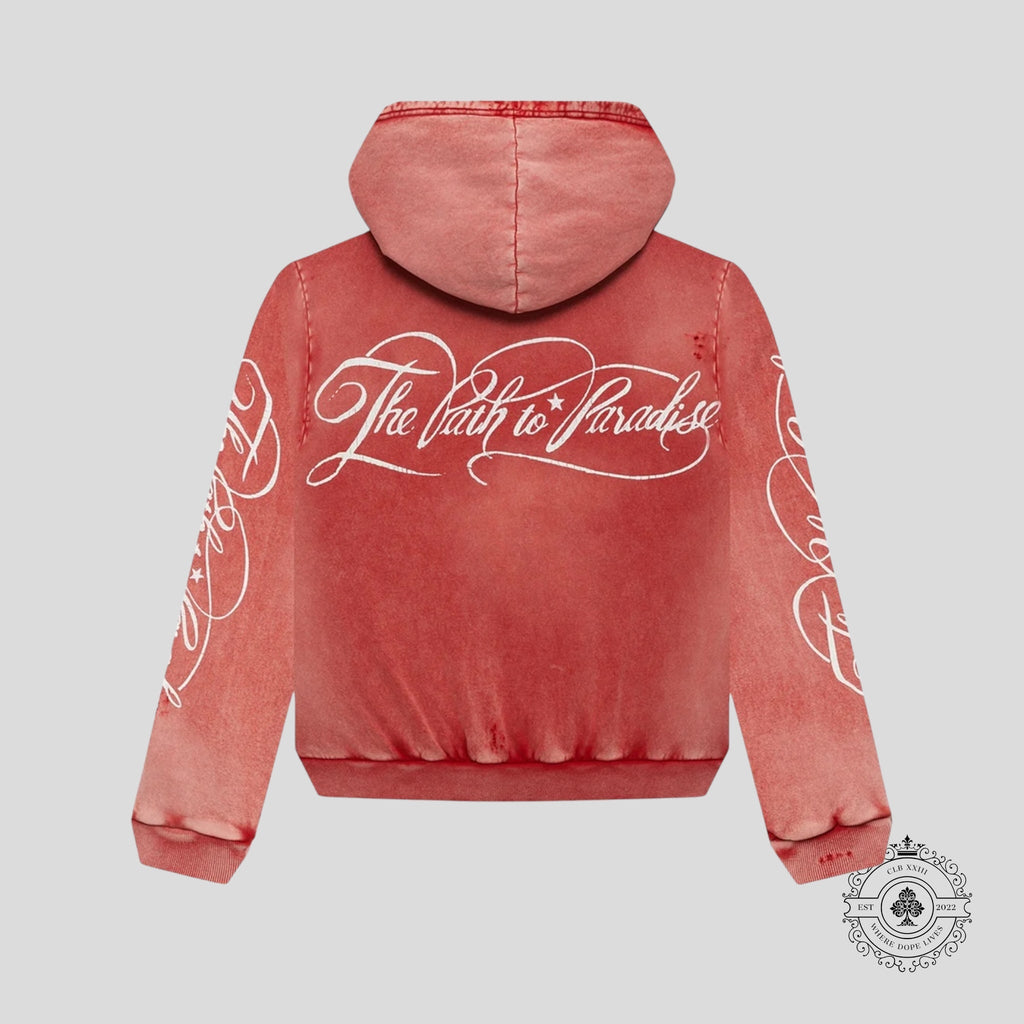 Sweat zippé Hellstar Path To Paradise rouge
