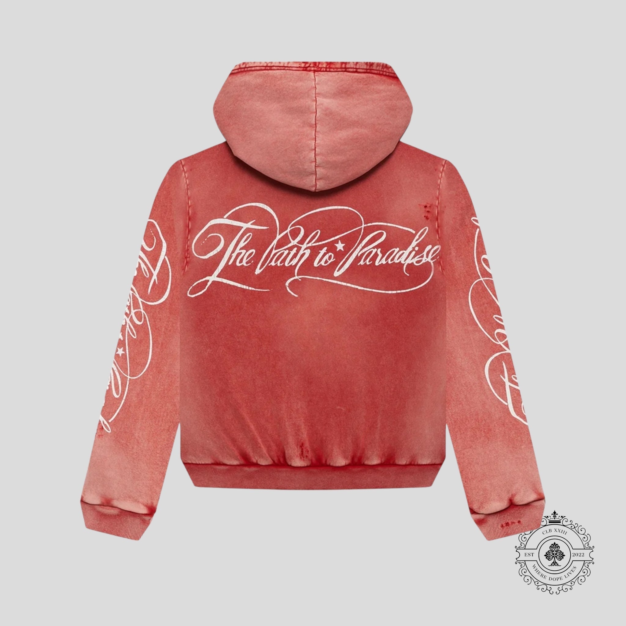 Sweat zippé Hellstar Path To Paradise rouge