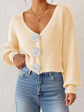 Cardigan en tricot crochet pour femme