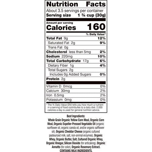 Annies Organic Cheddar Cheesy Smiles, Puffs de Maïs au Four, Sans Gluten, 113 g