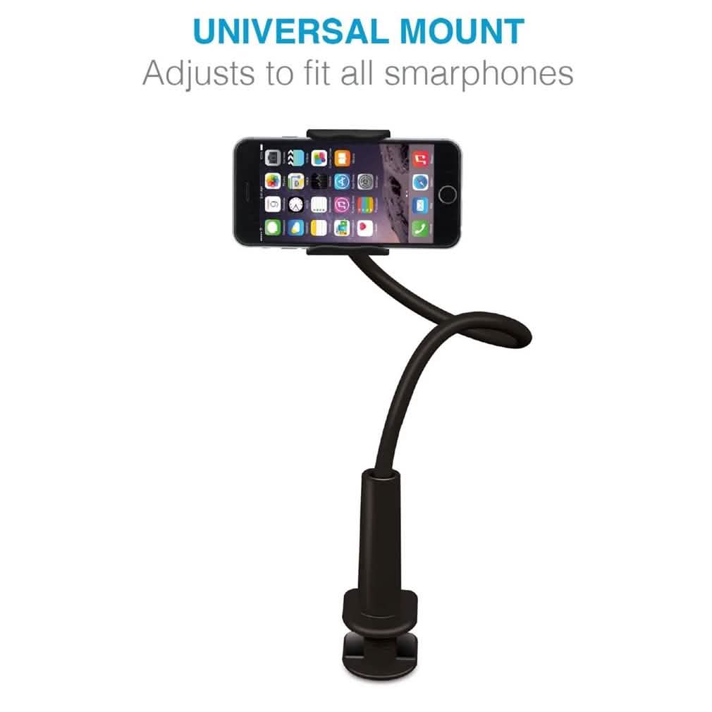 Support universel à col de cygne réglable à 360° pour smartphone