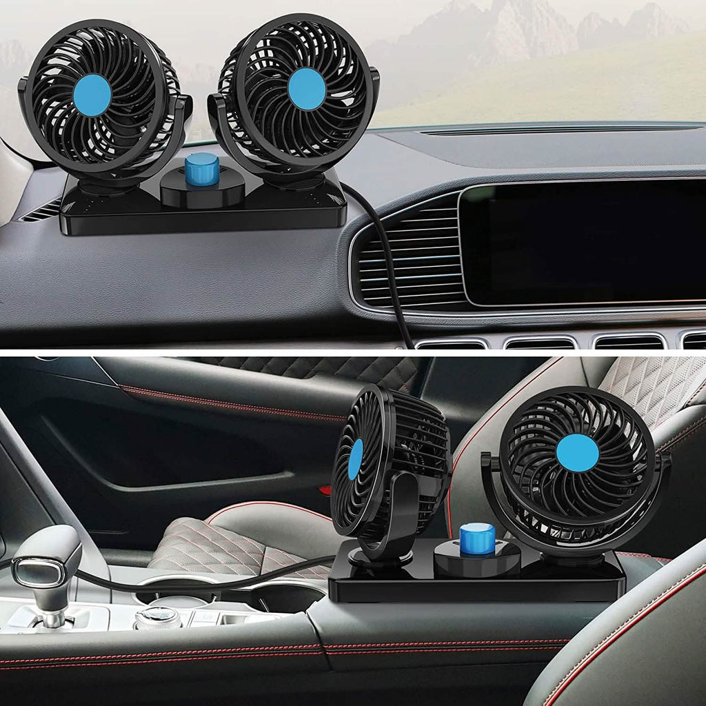 Ventilateur de voiture rotatif à 360 degrés