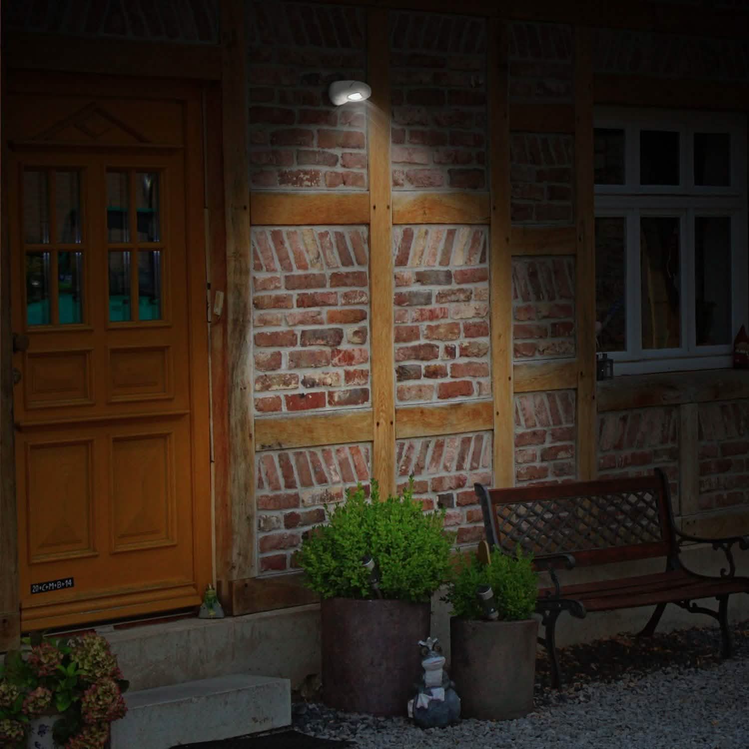 Lampes de nuit sans fil à capteur de lumière LED 360°