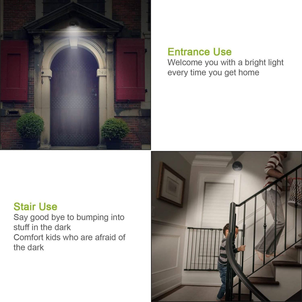 Lampes de nuit sans fil à capteur de lumière LED 360°