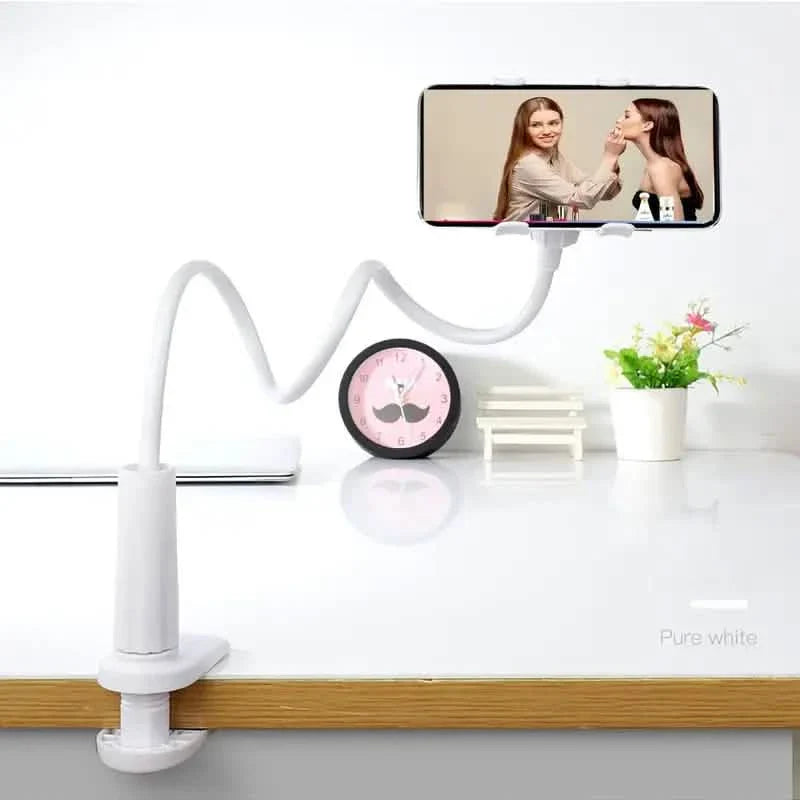 Support de téléphone universel rotatif à 360° avec base en spirale flexible pour navigation détendue