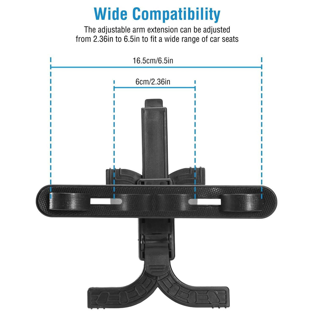 Support de tablette de voiture rotatif à 360°