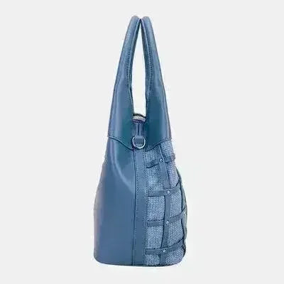 Sac fourre-tout David Jones Rivet – Sac cabas moyen en similicuir PU tendance | Femstylo