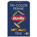 Pâtes Penne Tricolores Barilla, boîte de 340 g – Pâtes sans OGM fabriquées avec de la semoule de blé dur – Pâtes certifiées casher