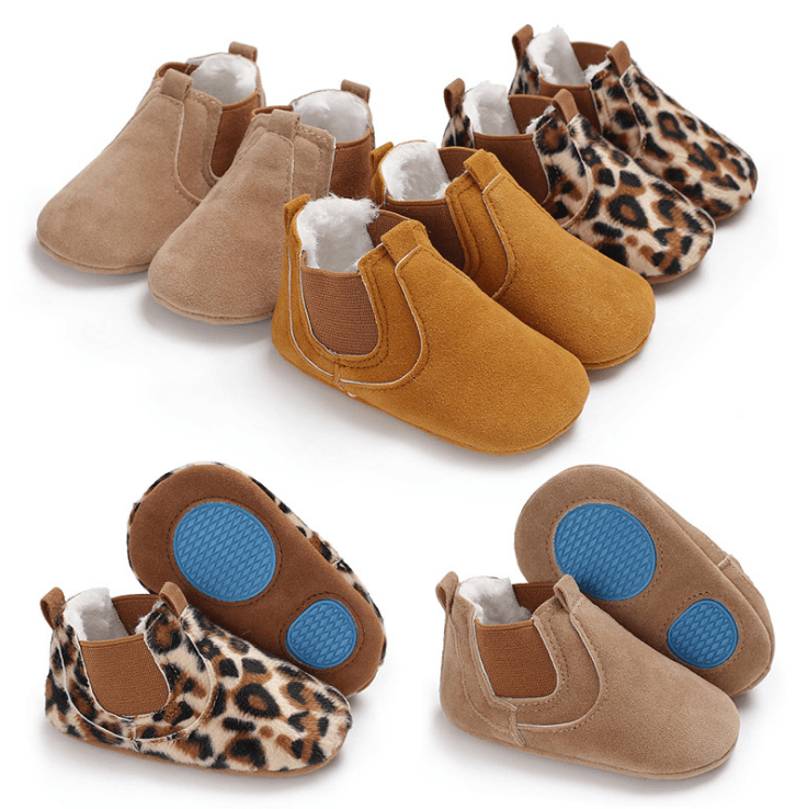 Petites chaussures en cuir souple et confortable pour bébé, en coton, pour nouveau-né, tout-petit, bottines durables et légères