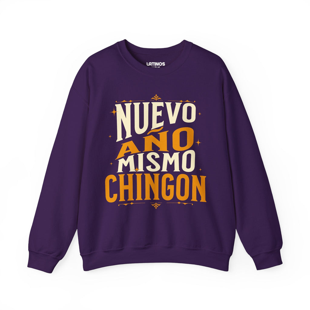 Nouveau An Même Chingon Latino Joyeux Nouvel An 2027 Pull Ras du Cou | Drôle Nouveau An | 3 Couleurs