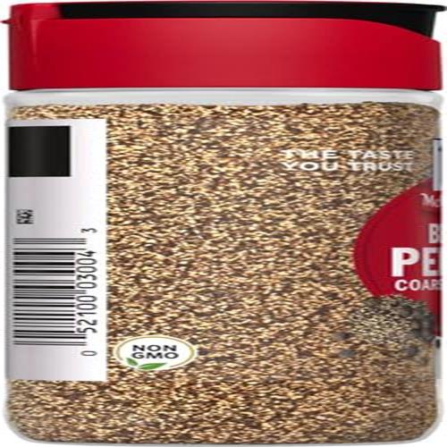Poivre noir moulu gros McCormick, 42 g