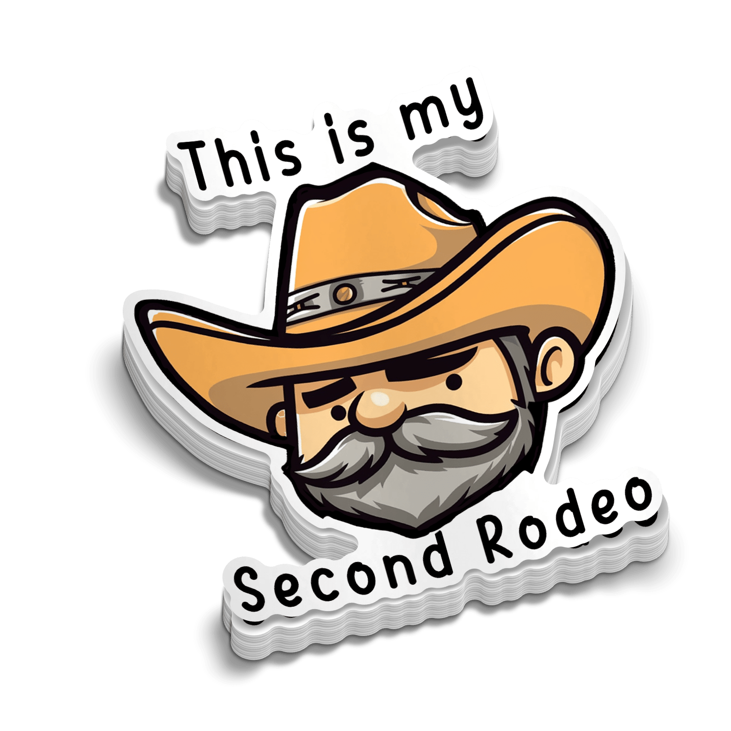 Second Rodeo - Autocollant de casque