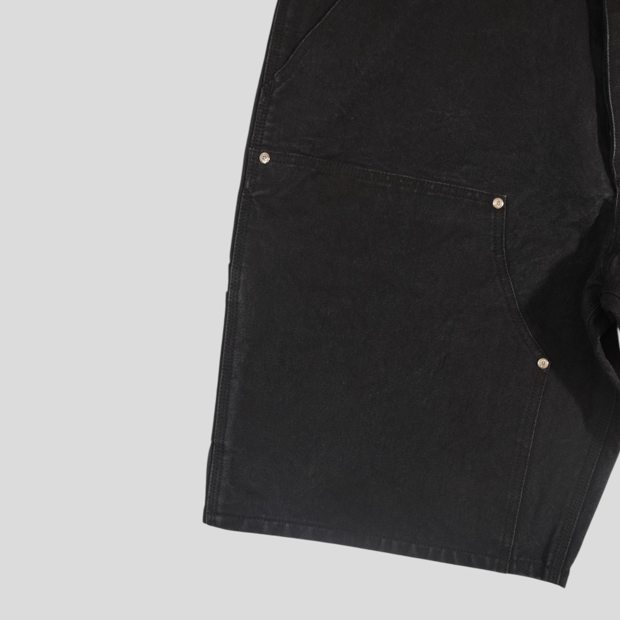 Shorts de charpentier Chrome Hearts 13 Cross Patch noirs