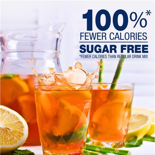 Kroger Lite Zéro sucre Thé glacé saveur pêche Mélange en poudre 6 sachets