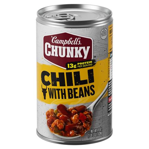 Campbells Chunky Chili avec haricots, boîte de 539 g