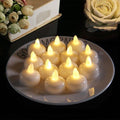 3/6 Bougies LED sans Flamme Étanche Scintillantes Sans Flamme à Piles Flottantes pour Centre de Table de Mariage Piscine et SPA Lumière Chaude Scintillante Alimentée par Piles pour Mariage Maison Anniversaire Décoration de Fête