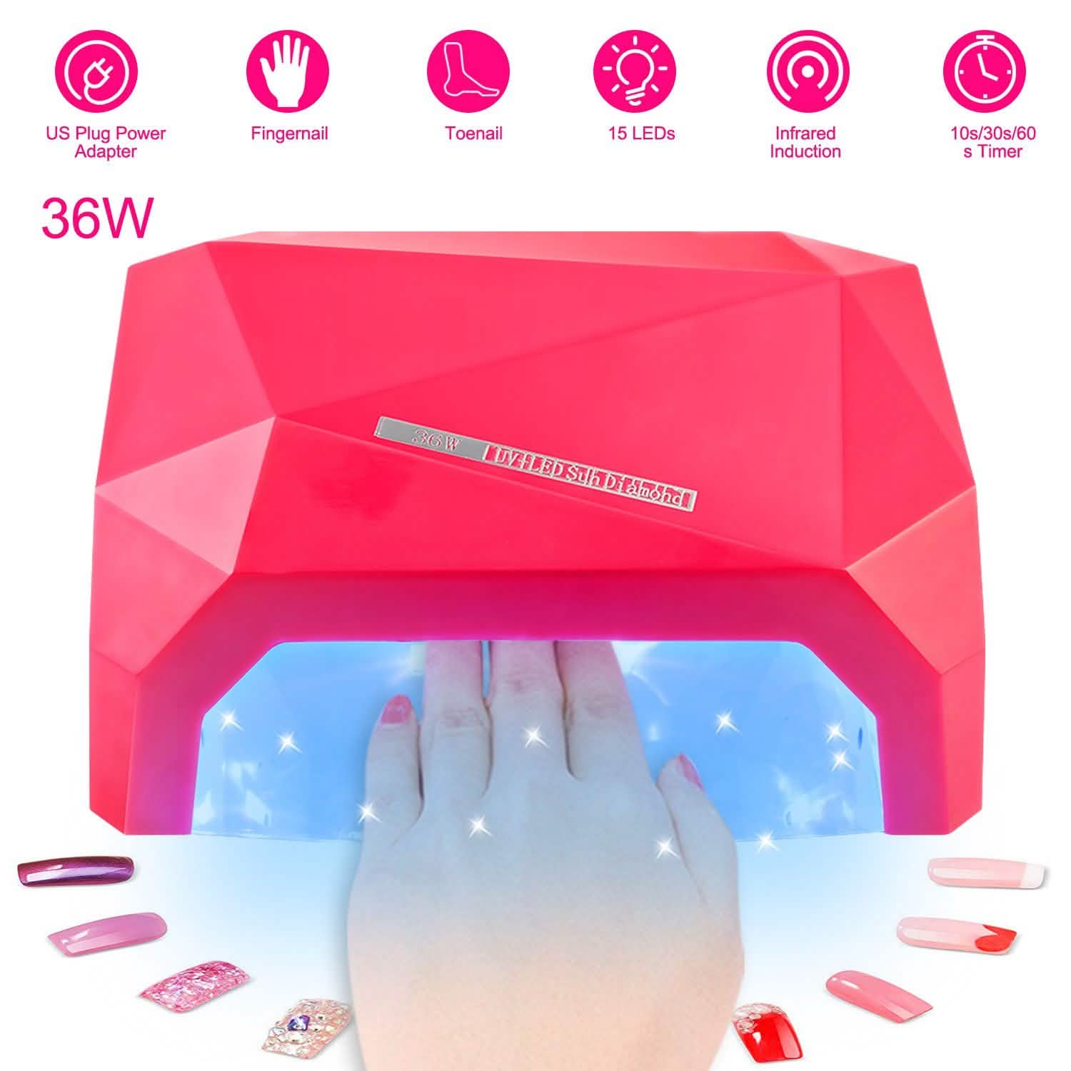 Séchoir à vernis à ongles 36W UV LED