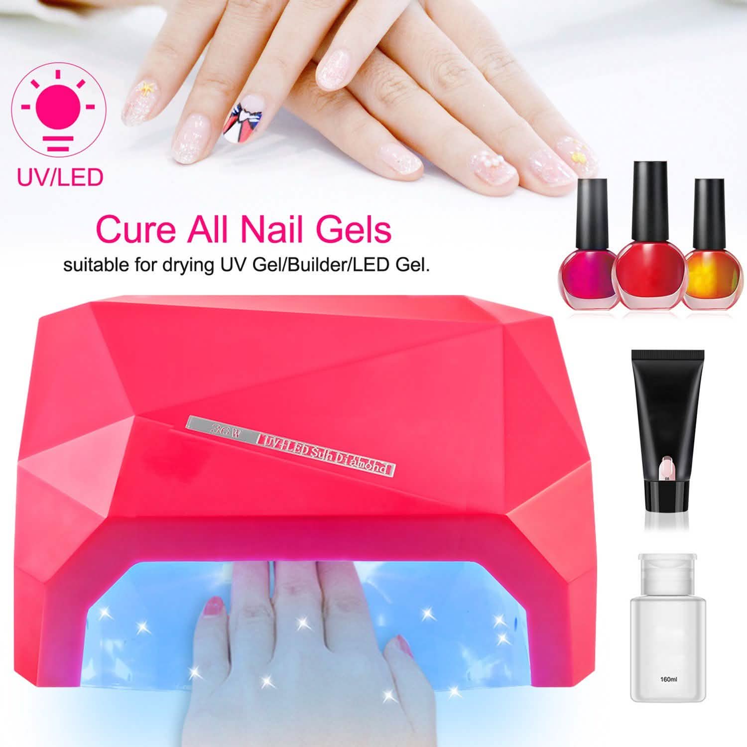 Séchoir à vernis à ongles 36W UV LED