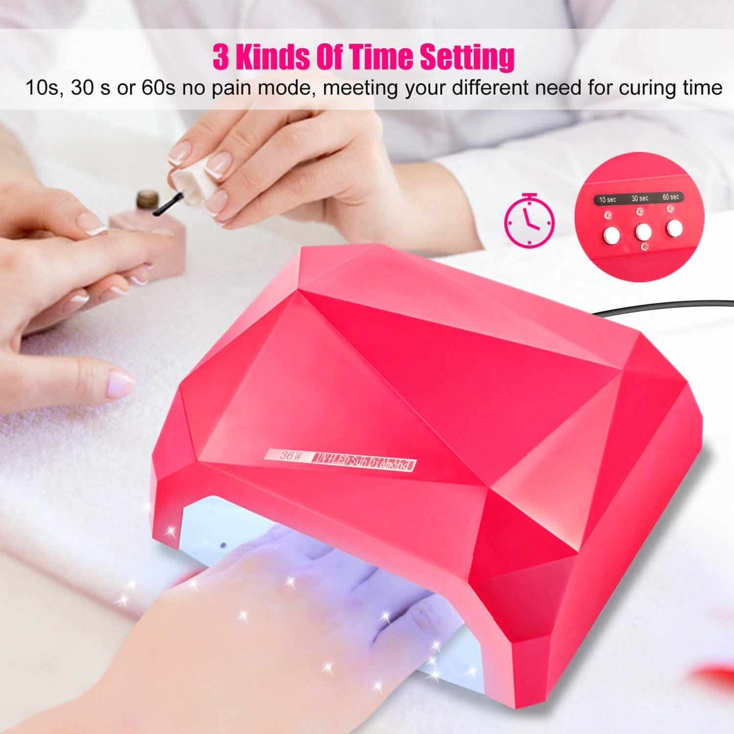 Séchoir à vernis à ongles 36W UV LED