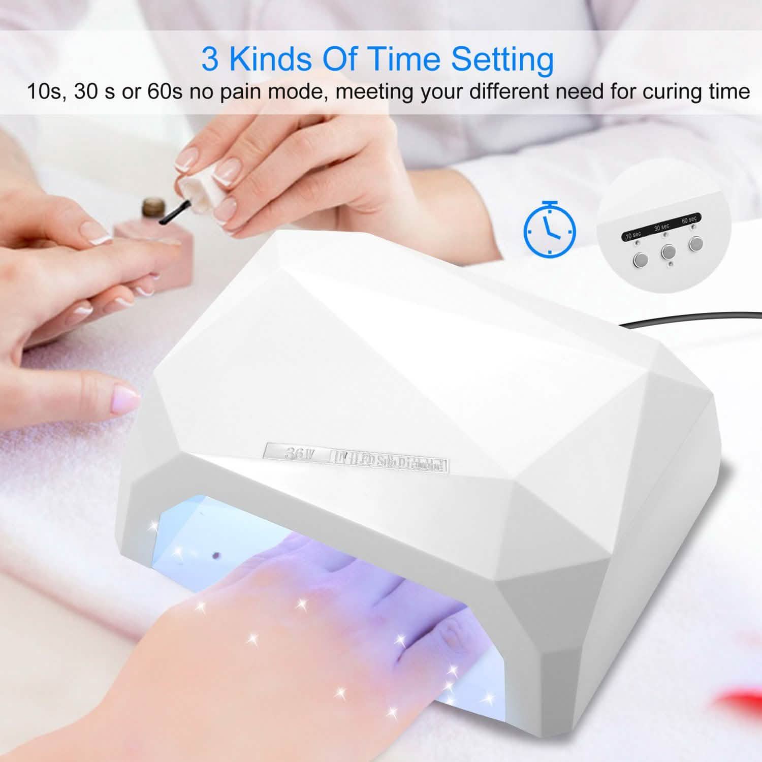 Séchoir à vernis à ongles 36W UV LED