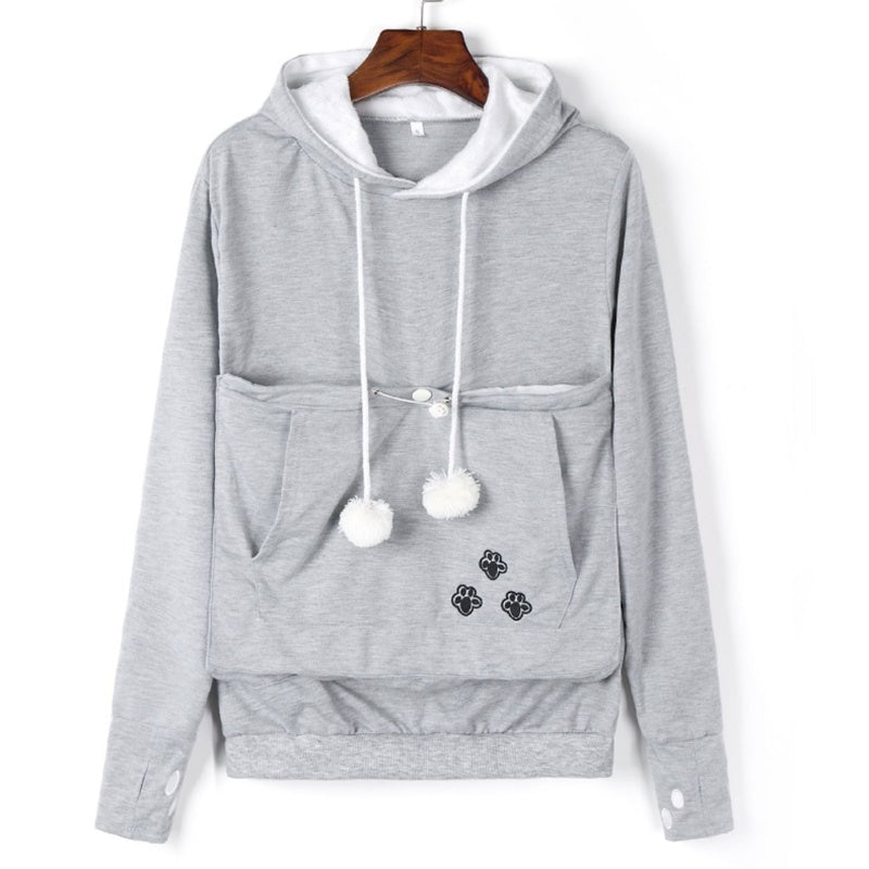 Sweat à capuche pour amoureux des chats – Pull décontracté unisexe avec motif chat