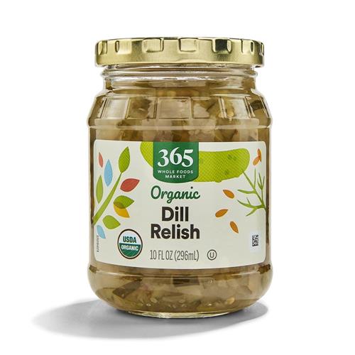 Whole Foods Market, relish à l'aneth bio, 283 g