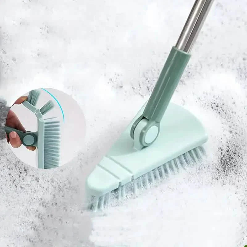 Brosse de nettoyage de sol et de douche à long manche de 95 cm